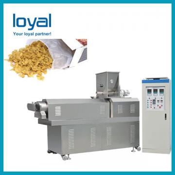 Automatic Twin Screw Extruder Sugar Coated Crunchy Corn Flakes Cereal Processing Equipment