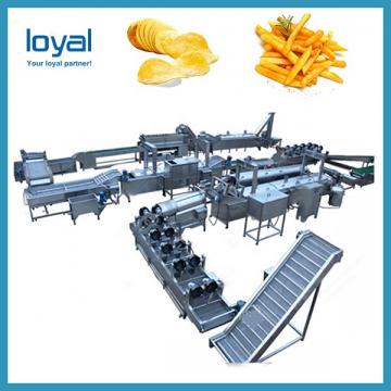 Green Banana Plantain Potato Chips Machine With Slicing And Deoiling Function 100 Kg / H